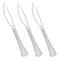 Smarty Had A Party Shiny Silver Glamour Cutlery Disposable Plastic Knives (600 Knives), 600PK 430S-KN-CASE - alternate 9